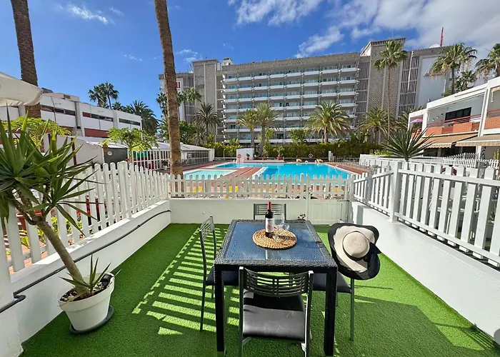 Tropical Terraza A La Piscina Διαμέρισμα Πλάγια ντελ Ινγκλές