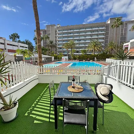 Tropical Terraza A La Piscina Lägenhet Playa del Inglés